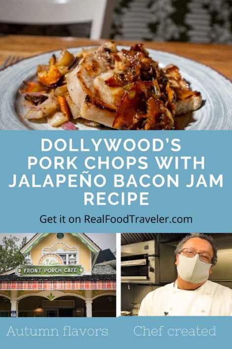 Make this recipe for Pork Chops with Jalapeno Bacon Jam from Dollywood.