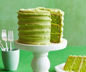 Spinach Smash Cake for Springtime Celebrations