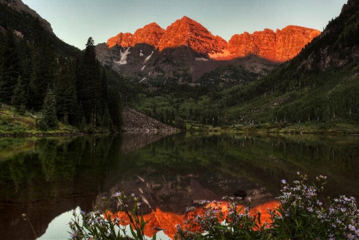 Maroon Bells in Colorado.
