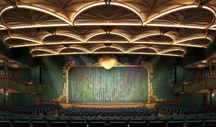 The Walt Disney Theatre on the Disney Wish ship.