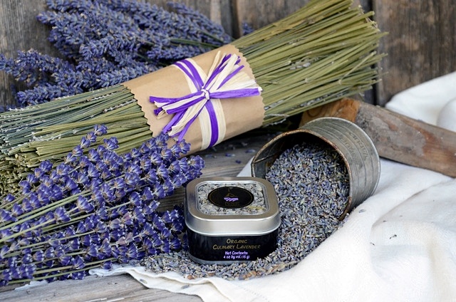 Dried and fresh lavender products from Pelindaba Farm.