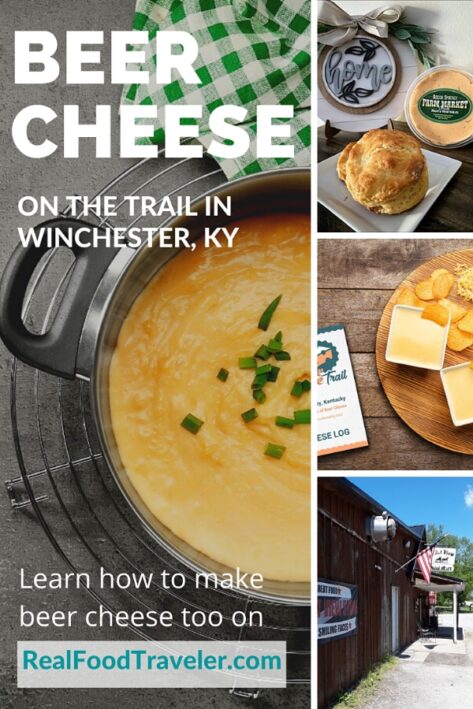 Learn more about the famous Beer Cheese Trail in Kentucky.