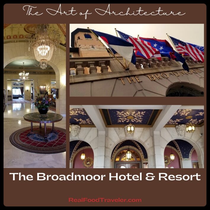 A glimpse at the architecture of The Broadmoor.