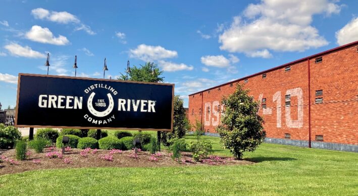 Exterior of Green River Distilling Company.