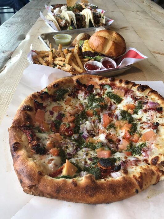 Pizza and other options from Bluebird Market Hall in Silverthorne.