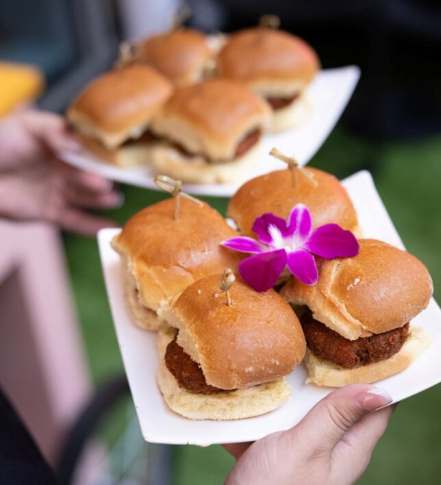 Crab Cake Sliders from Urban Oasis, W Hotel Boston.