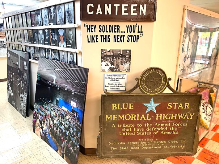 Canteen recreation inside Lincoln Memorial.