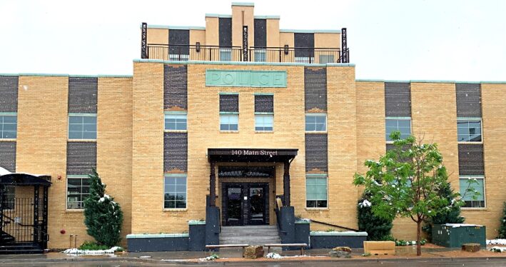 Former police station is now a hotel in Pueblo, CO.
