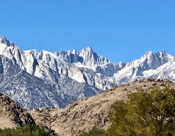 Mt. Whitney near Death Valley.