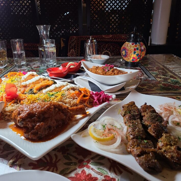 Cuisine from Afghan Kitchen on the Surrey Spice Trail.