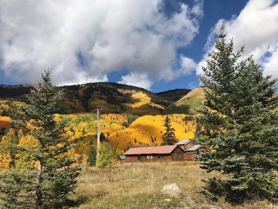 Autumn colors in San Juan Skyway in Telluride.