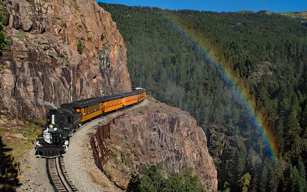 Durango and Silverton Narrow Guage Railroad by Flickr.