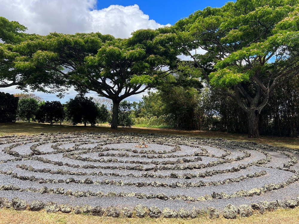 Meditation Labyrinth at Lumeria.