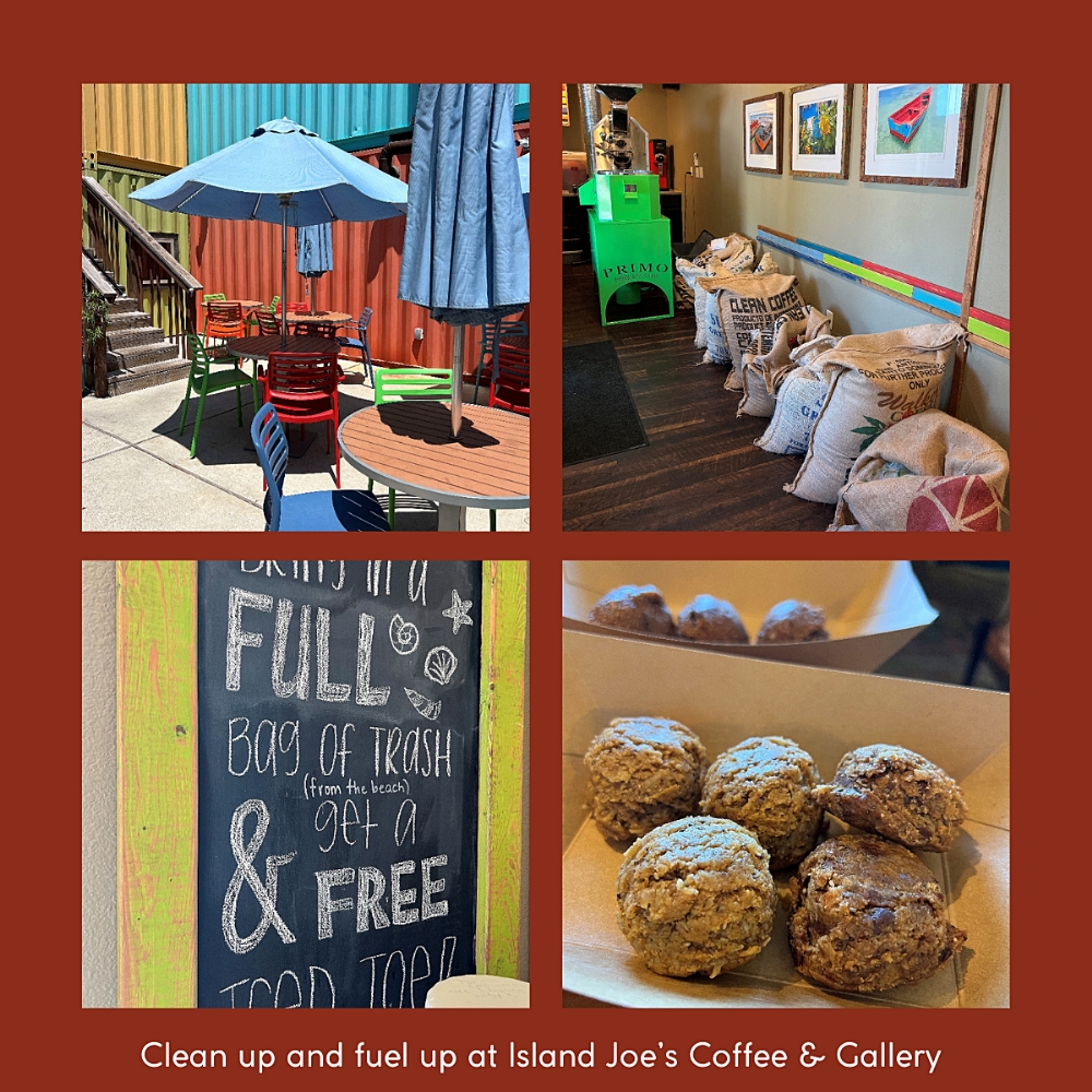 Images from Island Joe's Coffee in Corpus Christi.
