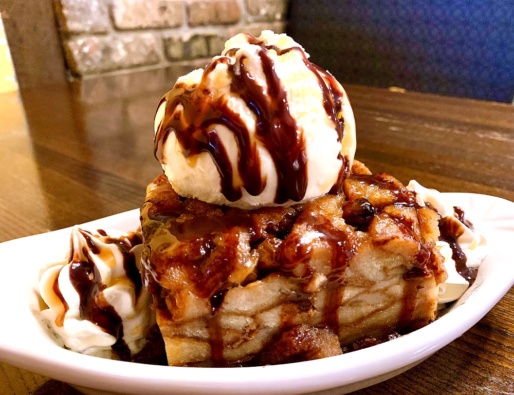 Dublin Bay's Bread Pudding in Ames Iowa.