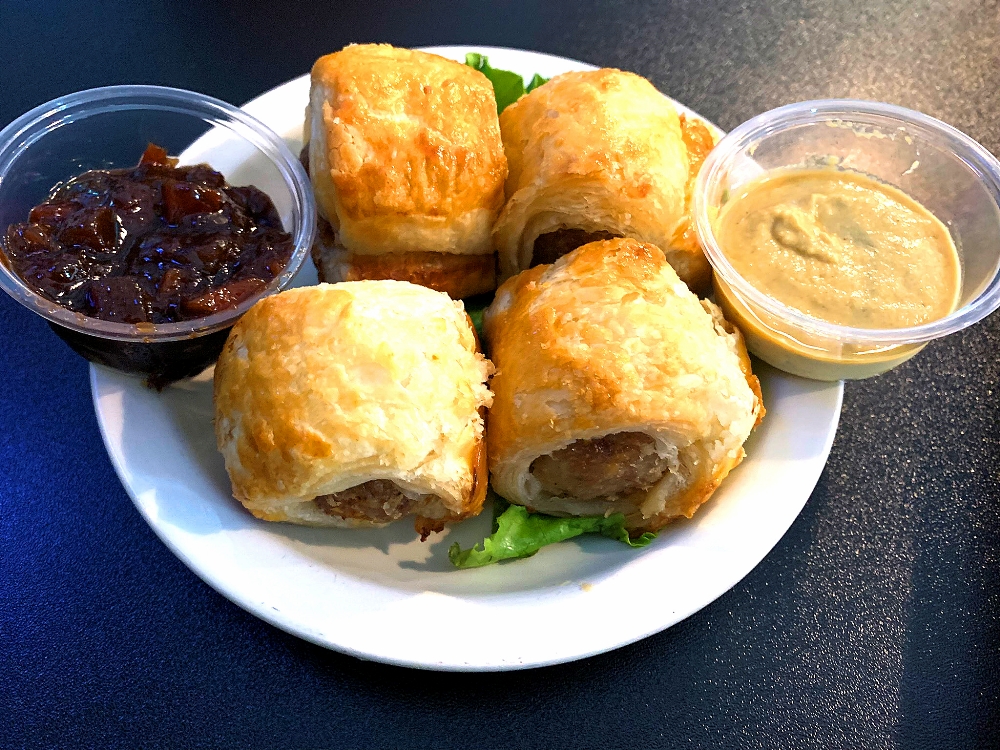 Mucky Duck's sausage rolls in Ames, Iowa.