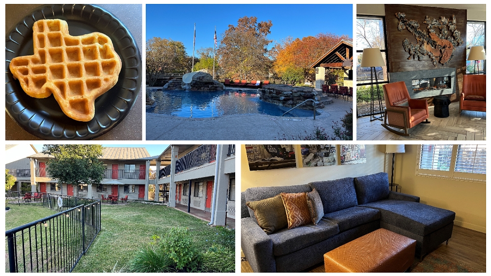 Images from Fredericksburg Inn and Suites.