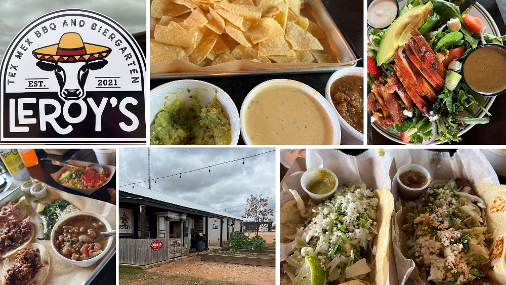 Food images from LeRoys Tex Mex in Fredericksburg, Texas.