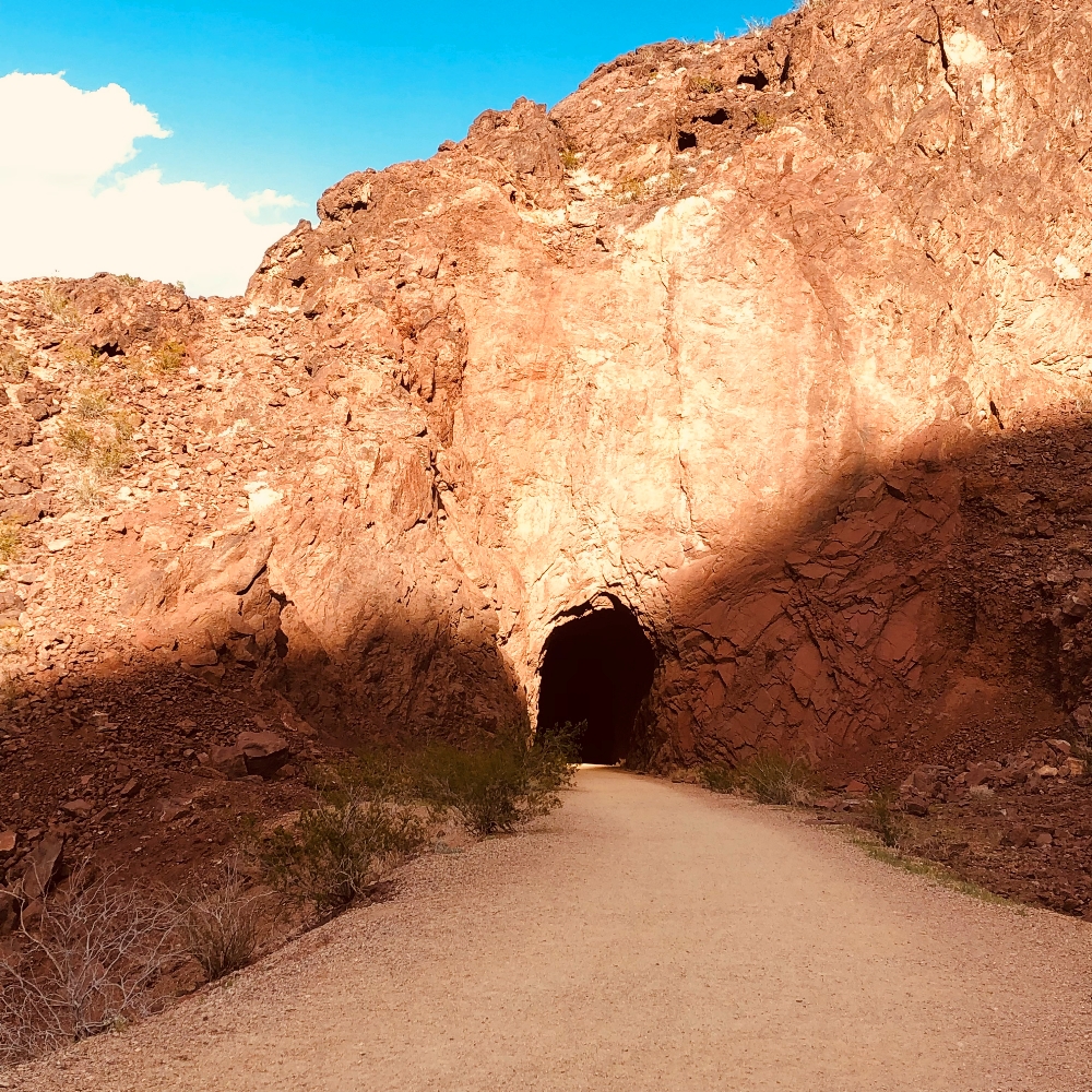 Historic Railroad Trail in Las Vegas.