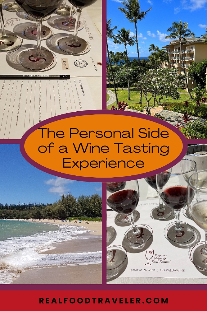 Images from the a wine tasting experience at the Kapalua Wine & Food Festival.