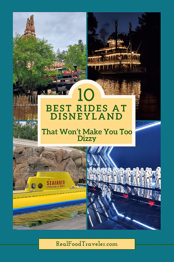 Scenes from the best rides in Disneyland.