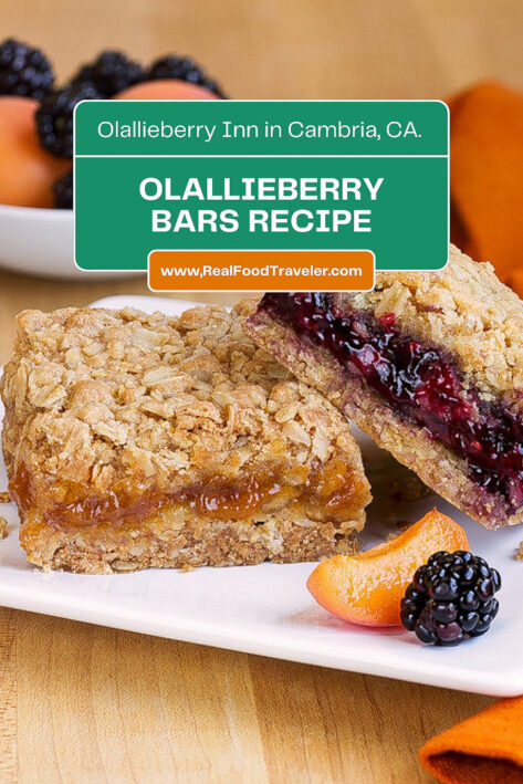Olallieberry Bars Recipe Pin