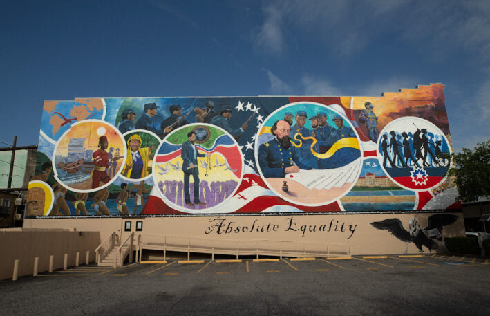 Celebrate Juneteenth in Galveston, Texas at the Absolute Equality mural.