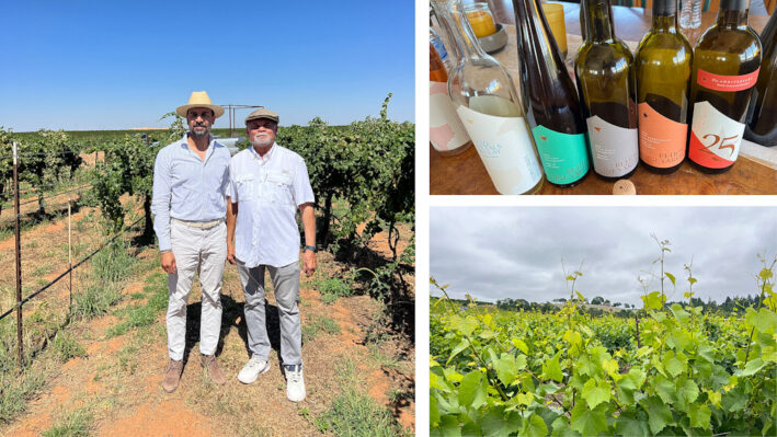 The owners of Reddy Vineyards.