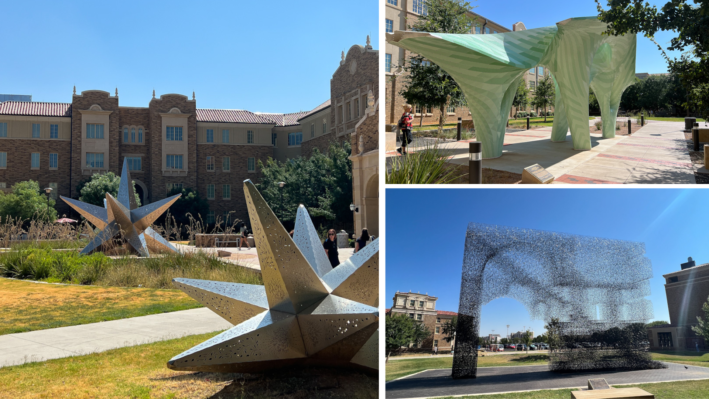 Scenes from the Texas Tech Art Collection.