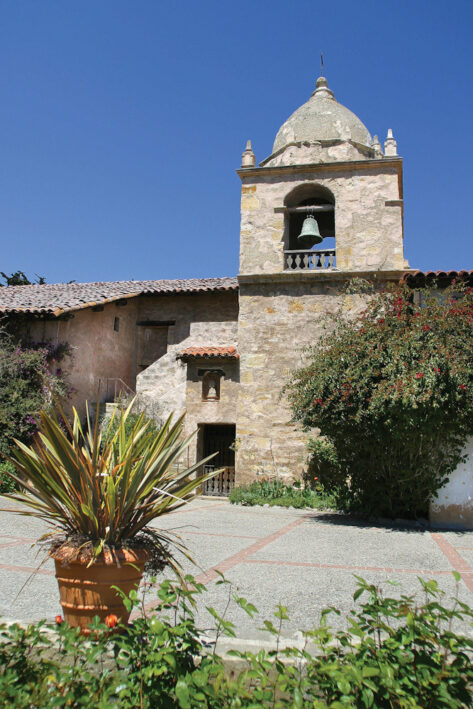 The Carmel Mission. Photo courtesy of Carmel, California.