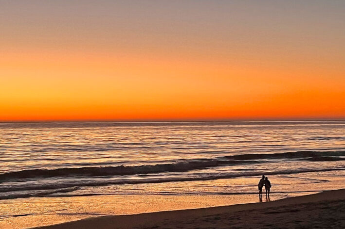 Carlsbad is known for their sunsets.