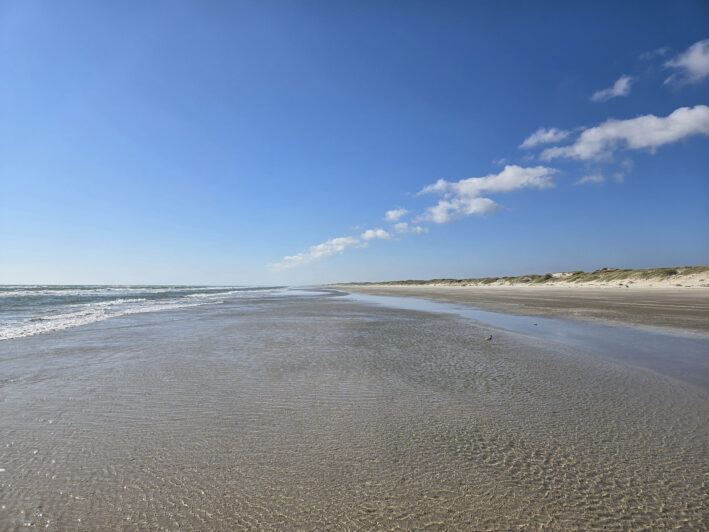 South Padre Island beach view.
