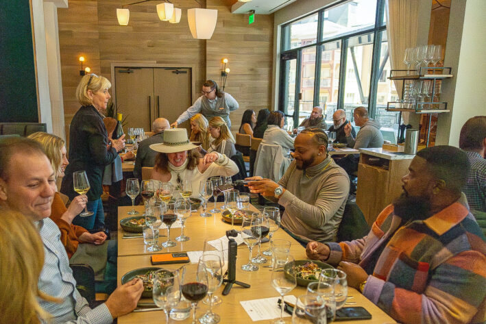 A paired lunch event at the Park City Wine Festival. Photo by Ryan Cox Photography