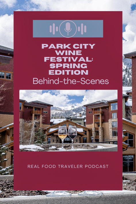 Pinterest Pin for the Real Food Traveler Podcast.