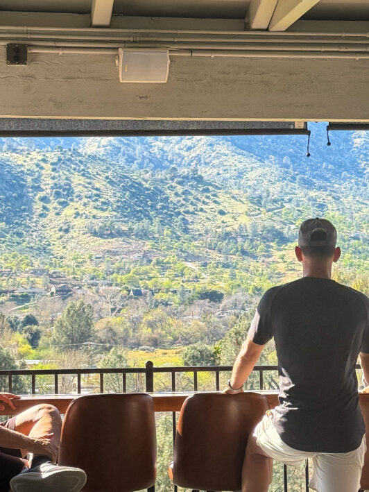 Take in the patio at Ewing's.