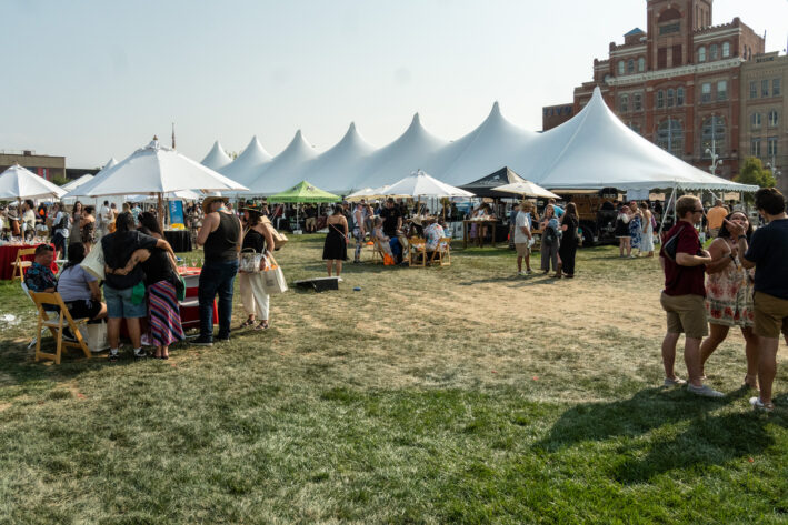 Denver Food + Wine Festival is held on the Tivoli Quad.