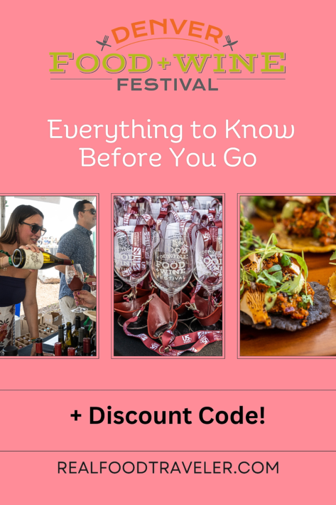 Save this article to Pinterest to plan for the Denver Food + Wine Festival.