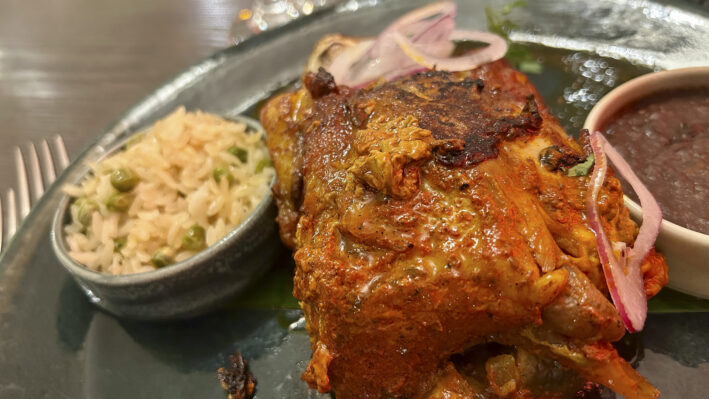 pork shank Pibil style at Margarita restaurant. Credit: Chelle Koster Walton