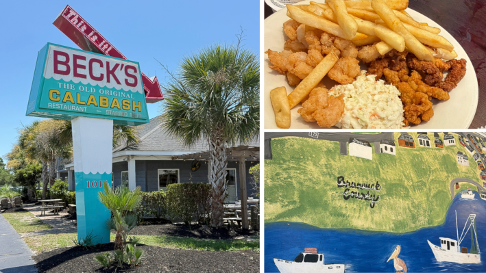 Beck's in Calabash is a favorite in Brunswick Islands.