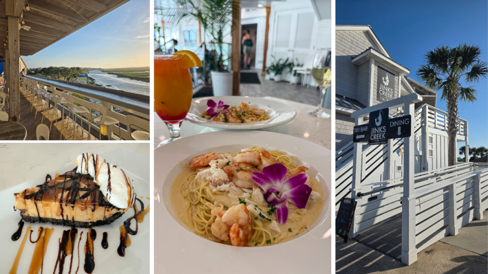 Jinks Creek Waterfront Grille collage.