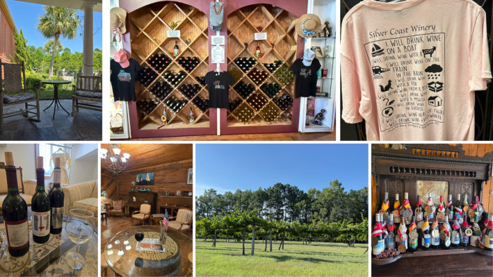 Silver Coast Winery on Brunswick Islands, North Carolina.