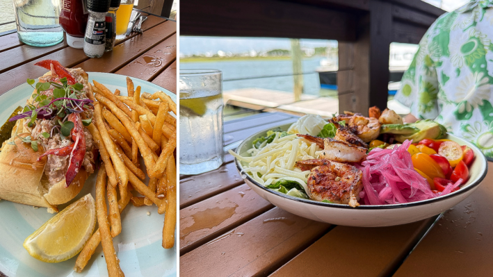 Edgewater 122 has delicious food by the water.
