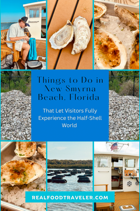 Things to do in New Smyrna Beach Florida to experience oysters.