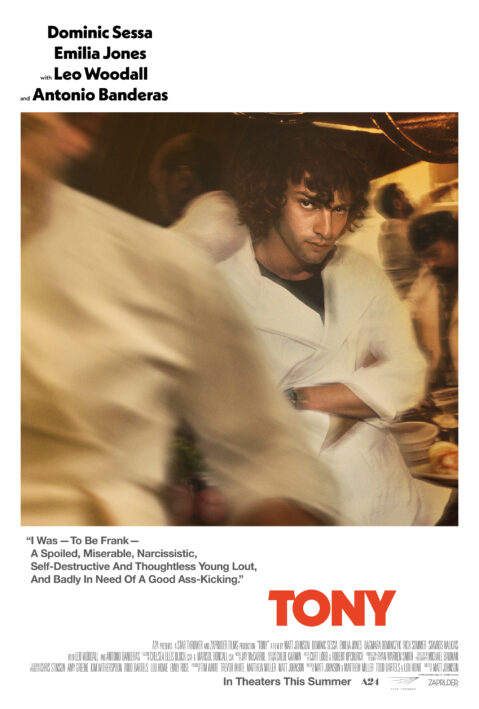 Poster for "Tony" movie courtesy of A24.